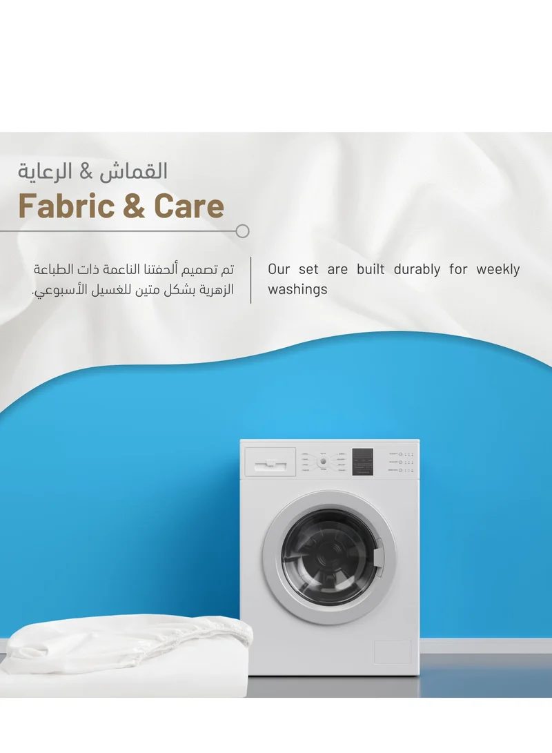 Donetella Bedding Fitted Sheet - Fits 200x200 Cm For Super King Bed - 3 Pcs (1 Fitted Sheet and 2 Pillowcases) - 35 Cm Deep Pocket - Solid Bed Sheet