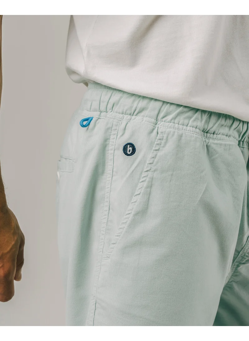 Brava Fabrics Corduroy Shorts Acqua 100% Organic Cotton