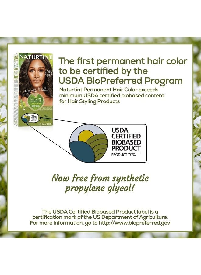 NATURTINT لون شعر دائم 4N كستناء طبيعي (عبوة من 1) ، خالي من الأمونيا ، نباتي ، خالي من القسوة ، تغطية تصل إلى 100% من الشعر الرمادي ، نتائج تدوم طويلاً - Image 4