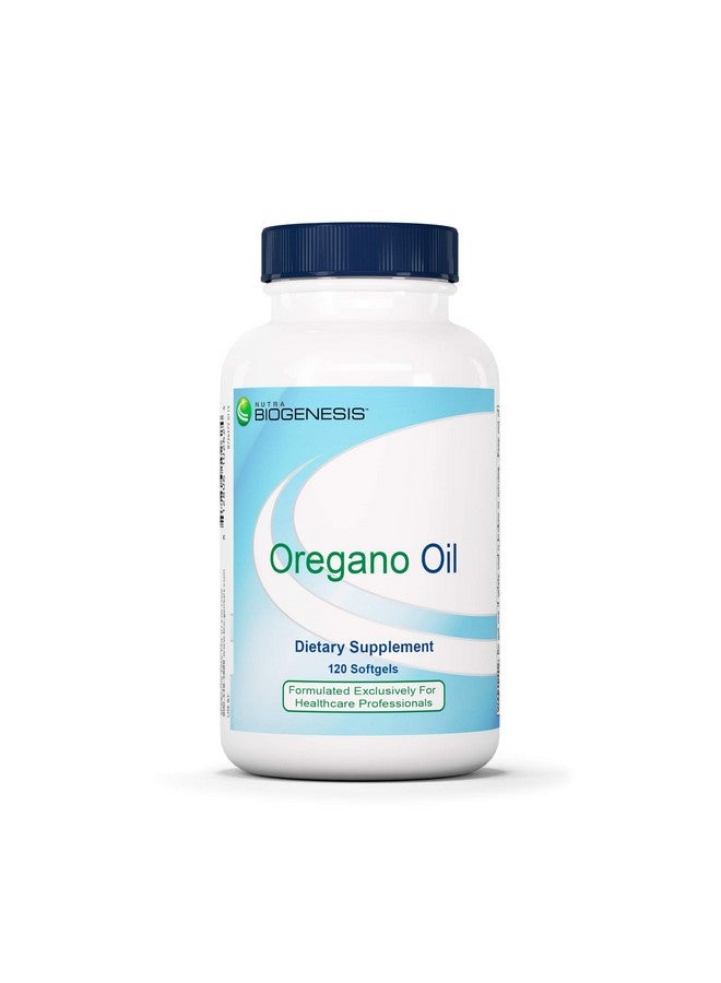 Nutra Biogenesis Oregano Oil - Oil of Oregano Softgel Capsules with 70% Carvacrol, Natural Oregano Extract for Lung Health and Immune Support - 120 Softgels - Image 1