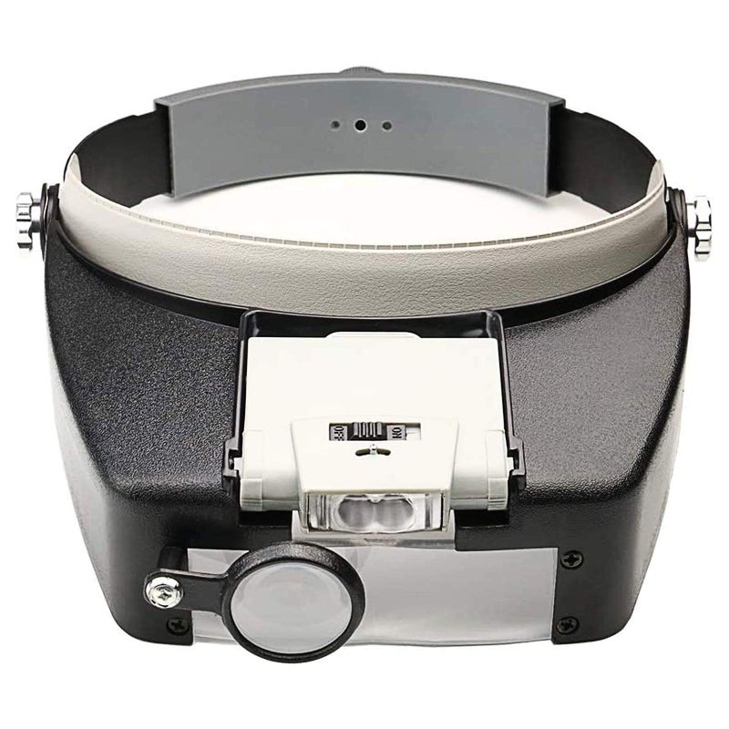 Beileshi Beileshi Head Magnifier LED Illuminated MultiPower Helmet Magnifying 15X 3X 85X 10x Magnifying Tools for Watch Repair Arts  Crafts or As General Reading Aid