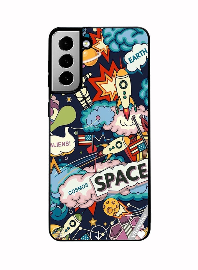 VR CREATIVE Protective Case Cover For Samsung Galaxy S21 FE 5G Multicolur Design Multicolour - Image 1