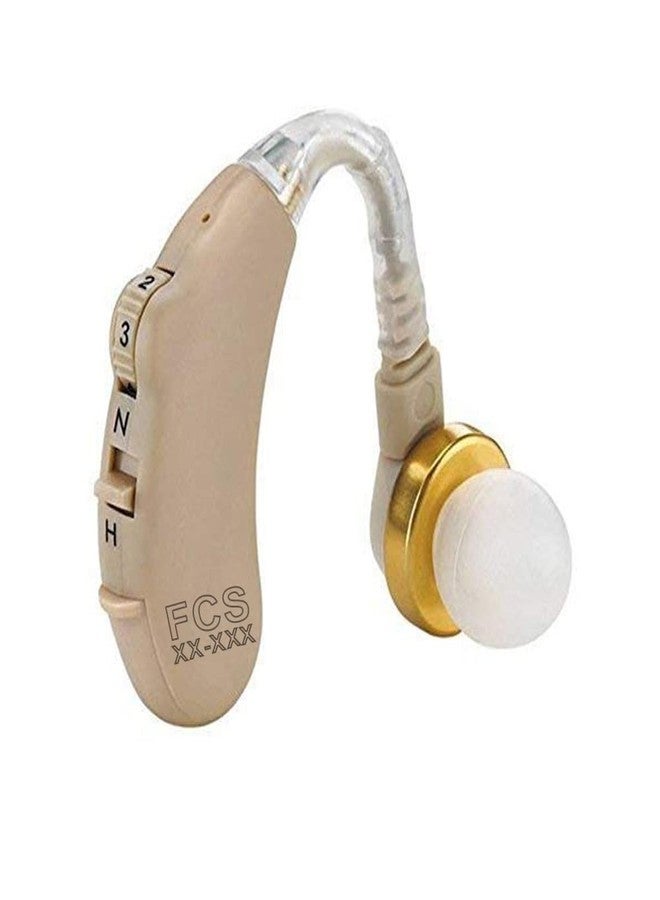 FCS Behind The Ear Hearing Instrument Personal Sound Amplifier for Moderate Hearing Loss (V-185 Hearing Aid) (3 Month Seller Warranty) - Image 1
