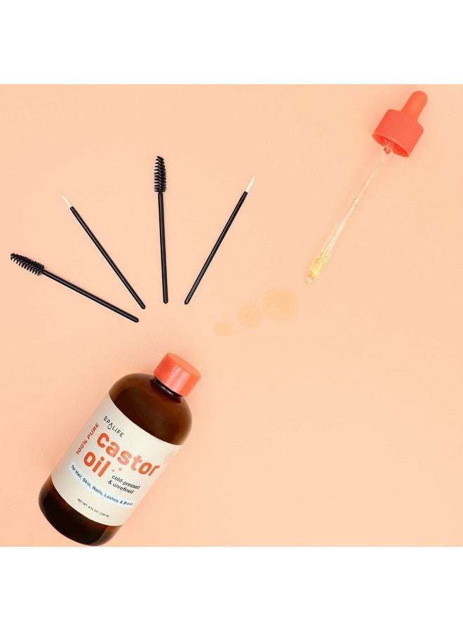 سبا لايف زيت الخروع نقي 100% للشعر والبشرة والأظافر والرموش والحواجب، 8 أونصة سائلة - Image 4