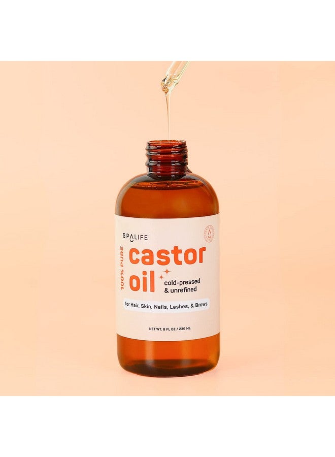 سبا لايف زيت الخروع نقي 100% للشعر والبشرة والأظافر والرموش والحواجب، 8 أونصة سائلة - Image 3