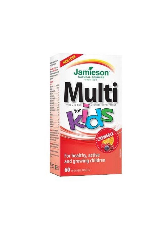 Jamieson Multivitamin for Kids, 60 chewable tabs - Image 1