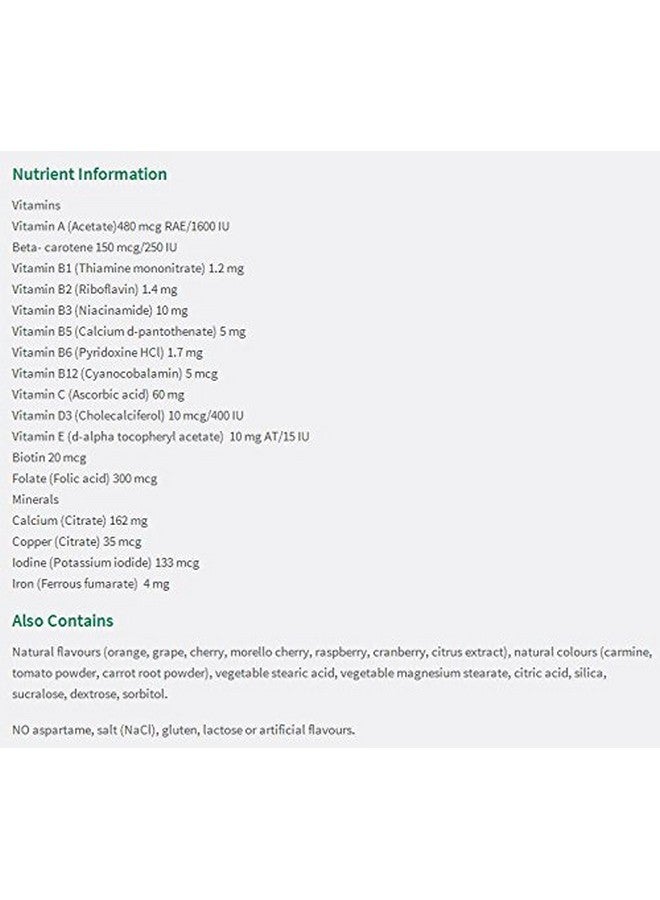 Jamieson Multivitamin for Kids, 60 chewable tabs - Image 2