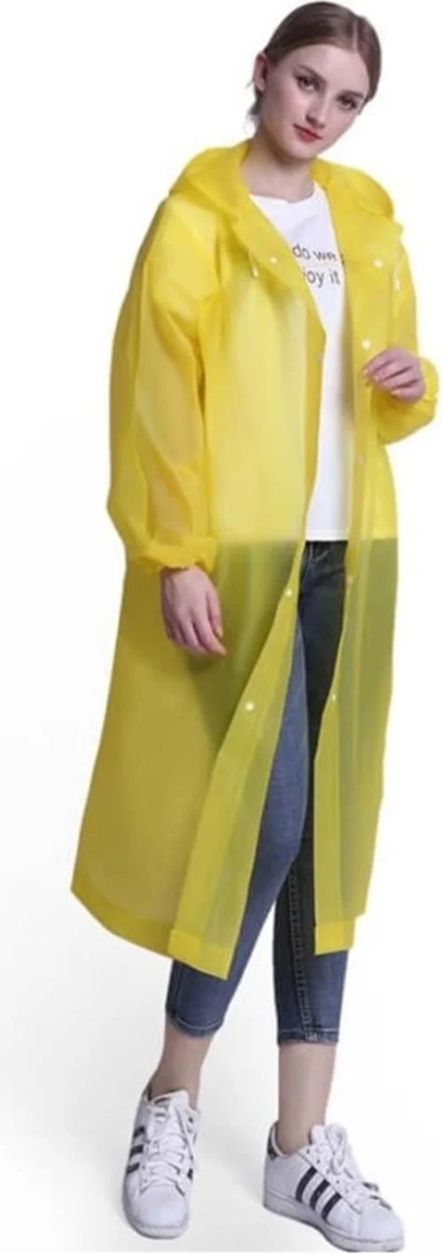 Hegi Raincoat - PVC Eva Raincoat Topcoat Yellow 0.15MM