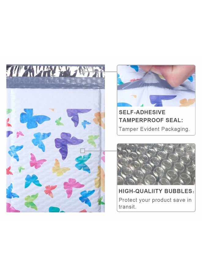 UCGOU 6x10 Inch Colorful Butterfly Poly Bubble Mailers Padded Envelopes Boutique Custom Bags Pack of 25Pcs - Image 3