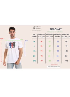 WHITE RABBIT White Rabbit Printed Cotton Summer T-Shirt  - Image 5