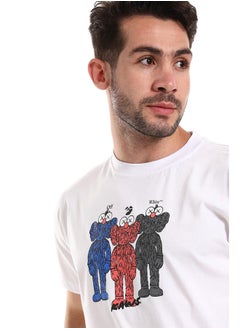 WHITE RABBIT White Rabbit Printed Cotton Summer T-Shirt  - Image 4