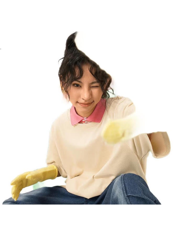 GENIOLAMODE Men'S Short Sleeve Summer Cotton Casual Fashion All-Match National Tide Lion Print Youth T-Shirt Men'S Wear Brown Green 2Xl - Image 1