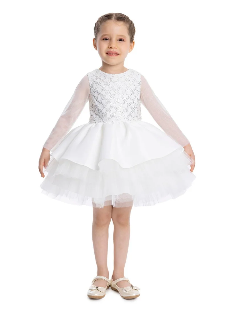 VIA BAMBINO Lovely White Baby Dress 34193