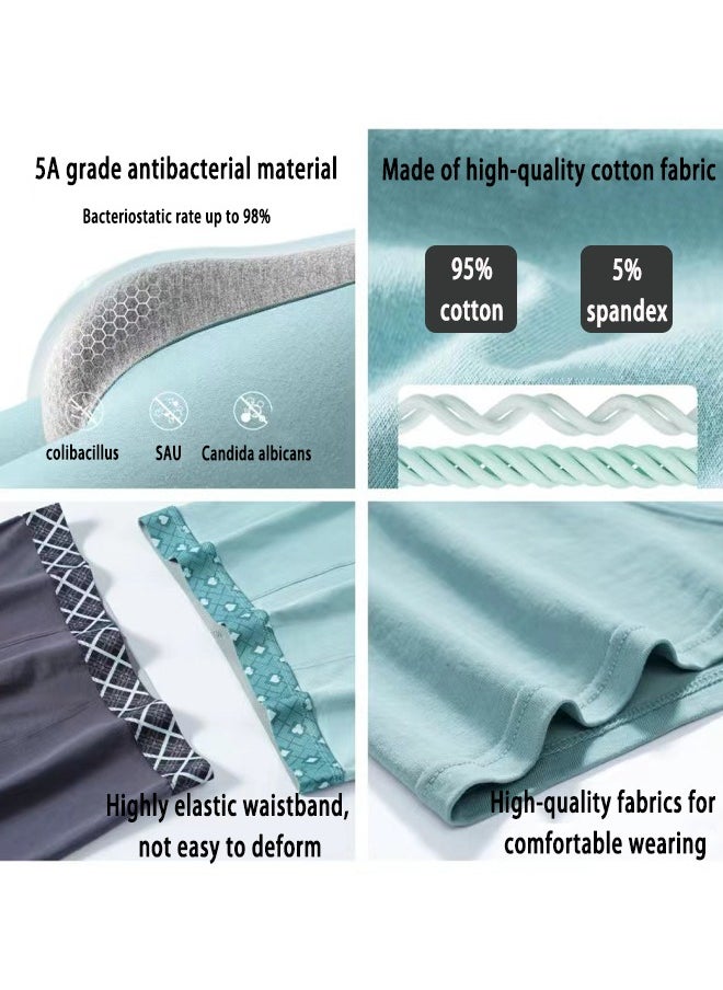 Zeemey - Zeemey 6 Pack Men’s Sort Boxer Briefs & Trunks,Breathable Stretch Cotton Moisture-Wicking Underwear,Modern Fit Low Rise - Image 1