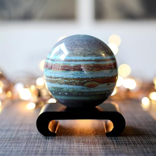 MOVA Jupiter Globe 4.5” – Solar-Powered Rotating Planet Display for Desk or Shelf | No Batteries or Wires | Floating-Style Space Decor - Image 3