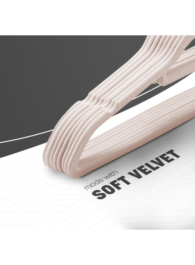 Beauenty Hangers 20 Pack - Non-Slip Clothes Hangers with Tie Bar & 360° Hook - Durable & Sturdy, Space-Saving Wardrobe Organisers for Suits, Jackets & Clothes- Home Storage Solution - Image 4