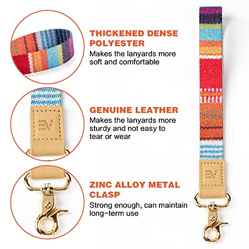 EcoVision Keychain Lanyard for Keys, Wristlet Key Chain for Women, Key Holder Lanyards with 2 keyrings - Image 3