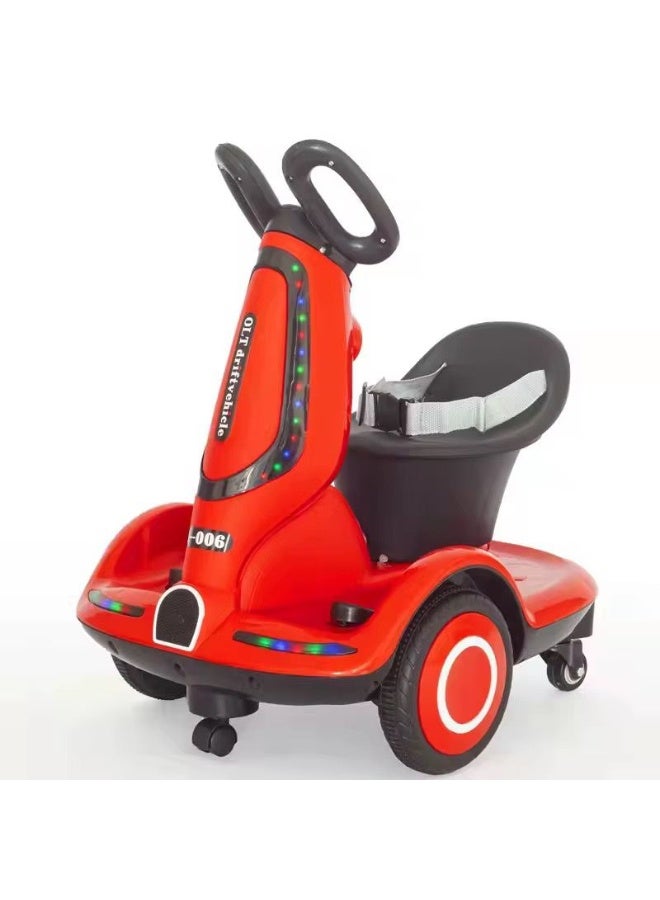 ستار كيدز سيارة أطفال كهربائية حديثة ومتطورة بتصميم مبتكر مع ريموت كنترول للأهل وحزام أمان لحماية الصغار، مزودة بإضاءات تفاعلية ملونة وأصوات موسيقية شيقة لتجربة قيادة ممتعة وآمنة تساعد على تنمية مهارات الطفل الحركية وتعزز شعوره بالمرح والاستقلالية داخل المنزل وخارجه - Image 1