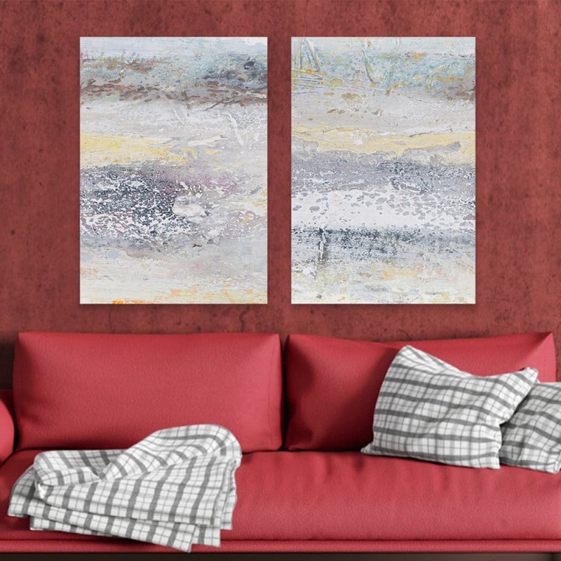 ماركتنا لوحة قماشية ثنائية بتصميم مودرن - Image 1