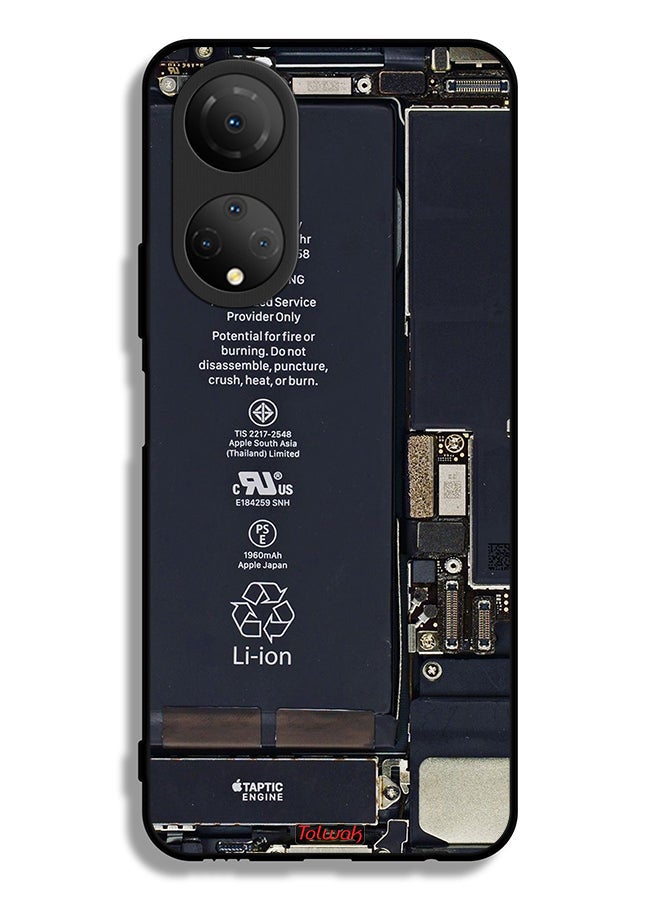 Tolwak Honor X7 Protective Case Cover Phone Circuit Pattern - Image 2