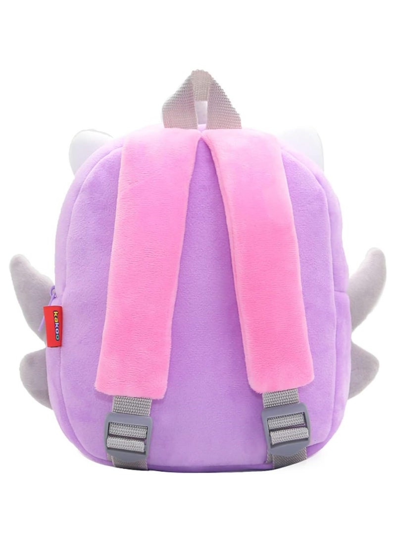 KAKOO - Toddler Kids Backpacks Cute Plush Animal Backpack,Mini School Bag for Kids Age 2-6 Years - Image 1