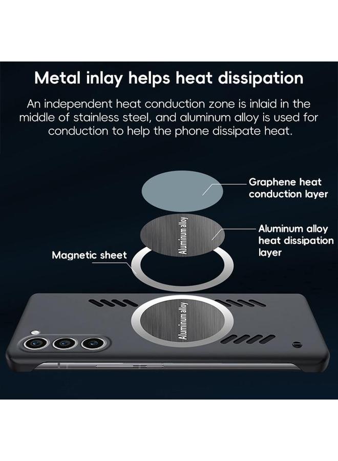 اس-توب جراب لهاتف Samsung Galaxy S23+ 5G مع عدسة شاملة بدون إطار من مادة الجرافين للتبريد - Image 3