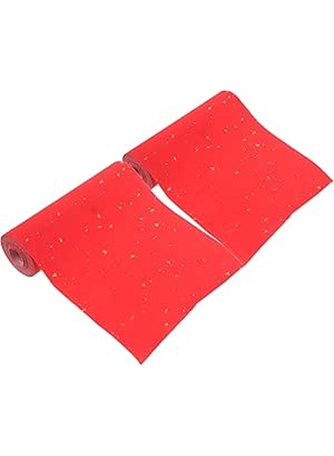 Thickened Red Xuan Paper Roll 17cm X 20m For Chinese Calligraphy And Couplets - Image 1