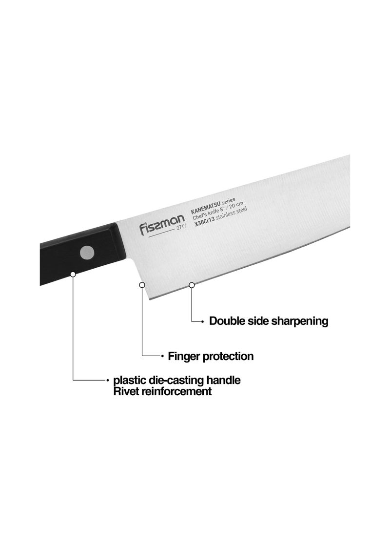 Fissman طقم سكاكين كانيماتسو من فيسمان مكون من 7 قطع مع كتلة خشبية - Image 5