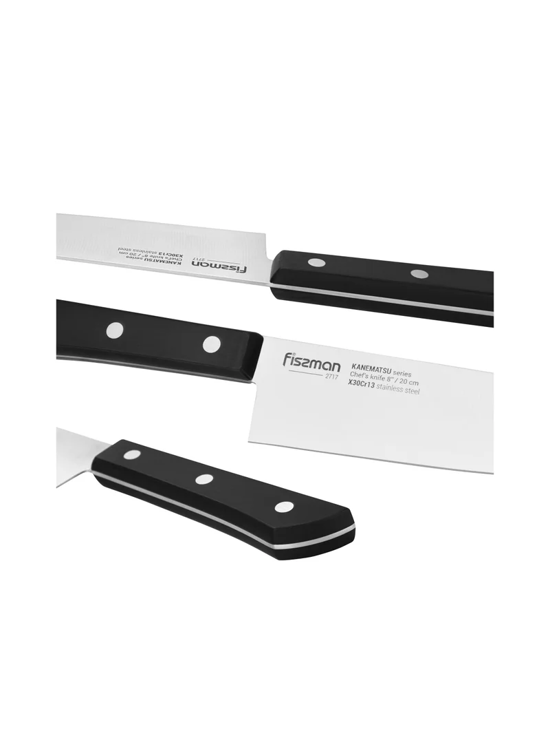 Fissman  Fissman 7-Piece Knife Set Kanematsu with Wooden Block  | Best Price UAE