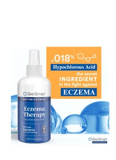 SkinSmart Antimicrobial SkinSmart antimicrobial eczema therapy with hypochlorous acid removes bacteria so skin can heal for adults kids and seniors 8 ounce clear spray - Packing May Vary  - Image 3