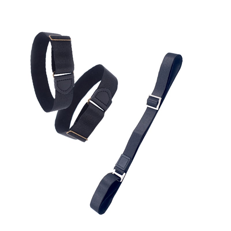 2.5cm Unisex Shirt Stay Belt Shirt Lock Belt Shirt Armband Non Wrinkle Resistant for Adults - Image 1