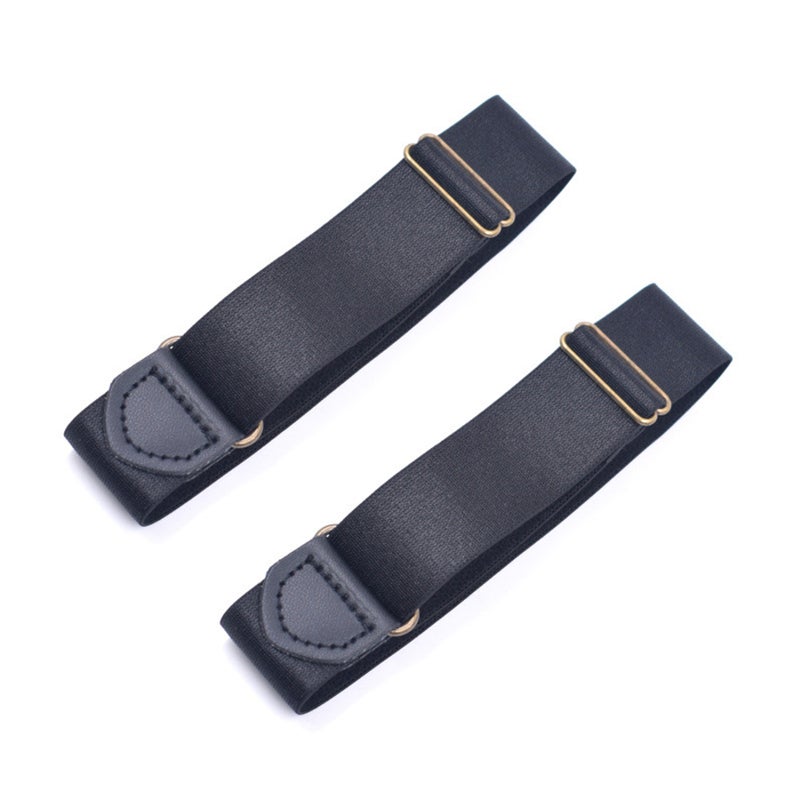 2.5cm Unisex Shirt Stay Belt Shirt Lock Belt Shirt Armband Non Wrinkle Resistant for Adults - Image 5