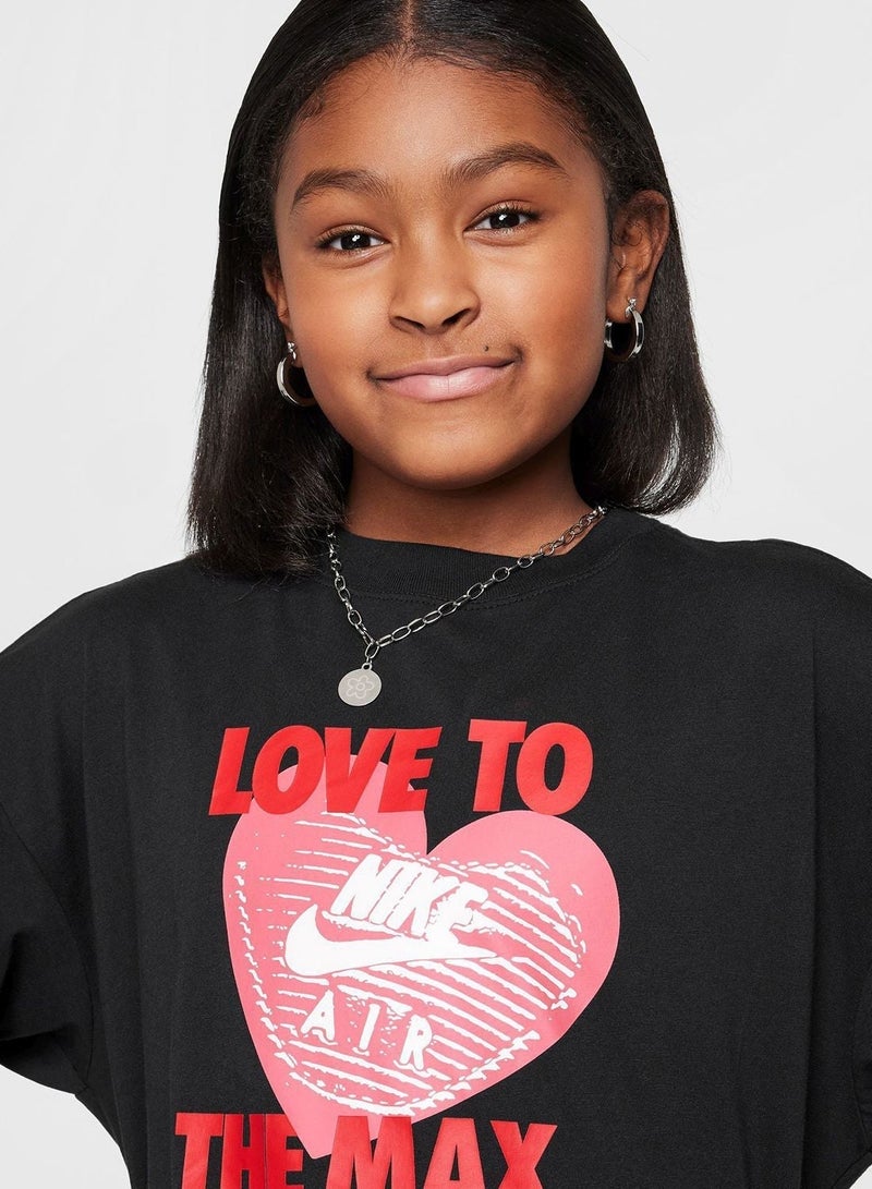 Nike Youth Nsw Heart T-Shirt - Image 3