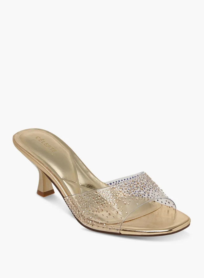 Celeste Women Kitten Heel Sandals Ramadan Collection