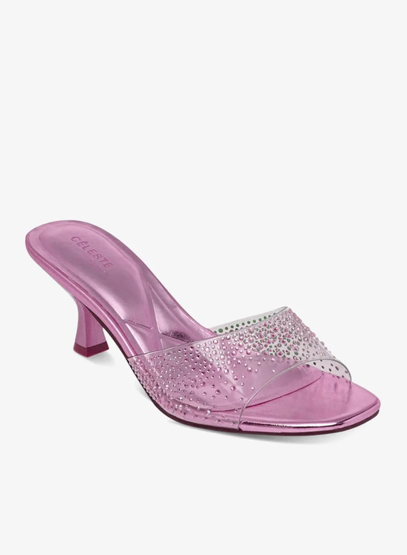 Celeste Women Kitten Heel Sandals Ramadan Collection