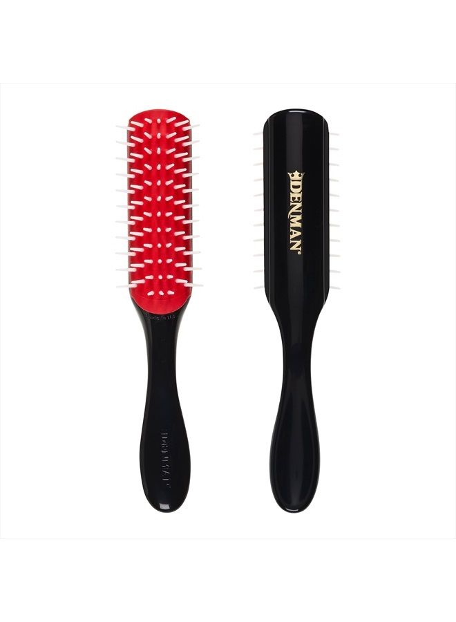 DENMAN Free Flow Wide Spaced Pins 7 Row Hair Styling Brush - 3-in-1 Styling Tool for Creating Volume, Detangling Thick Hair and Defining Curls, D31 - Image 1