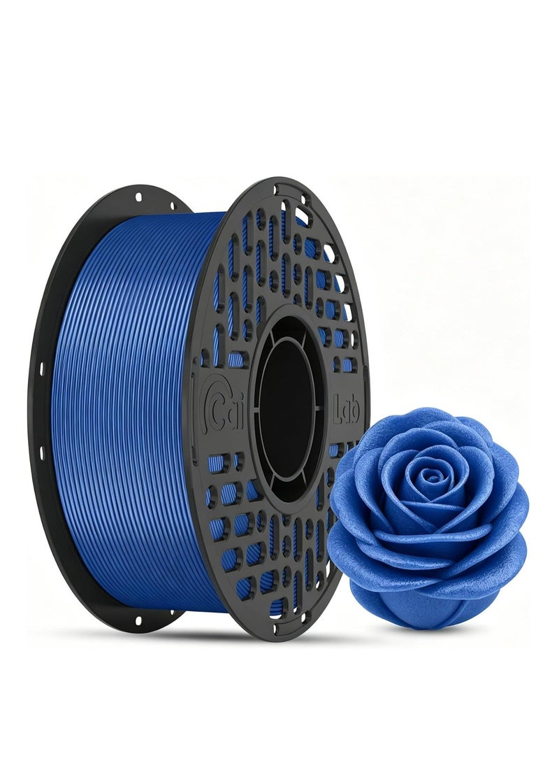 كاي لاب خيوط طباعة ثلاثية الأبعاد بولي لاكتيك أسيد بلس (+PLA) بقطر 1.75 مم، حرير خاص ملون، خيوط طباعة ثلاثية الأبعاد متعددة الألوان من CaiLab، بدقة ±0.02 مم، متينة وخالية من التشابك، التواء منخفض، متوافقة مع معظم طابعات FDM ثلاثية الأبعاد، 1 كجم (أزرق) - Image 1