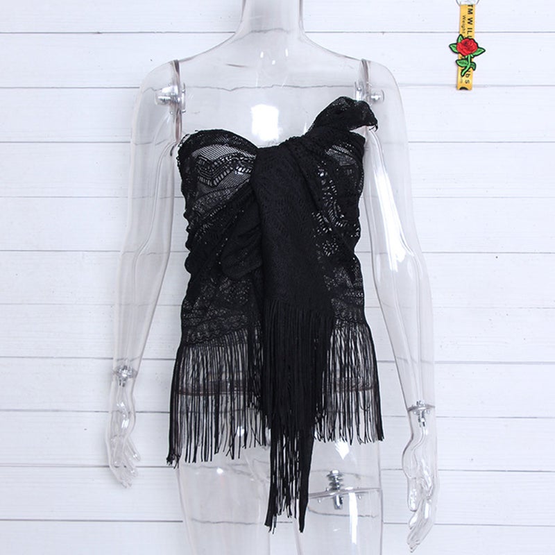 Beach Swimsuit Women Cover Beach Cover Beach Short Dress Beach Accessories Free Size Black - Image 2