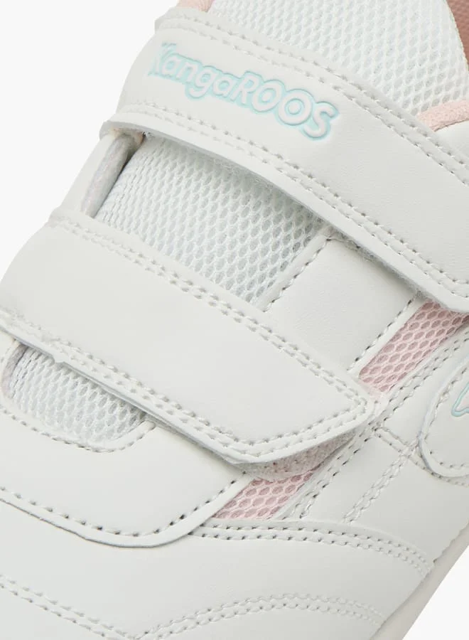 kangaROOS Women's Logo Detail Sports Shoes with Hook and Loop Closure