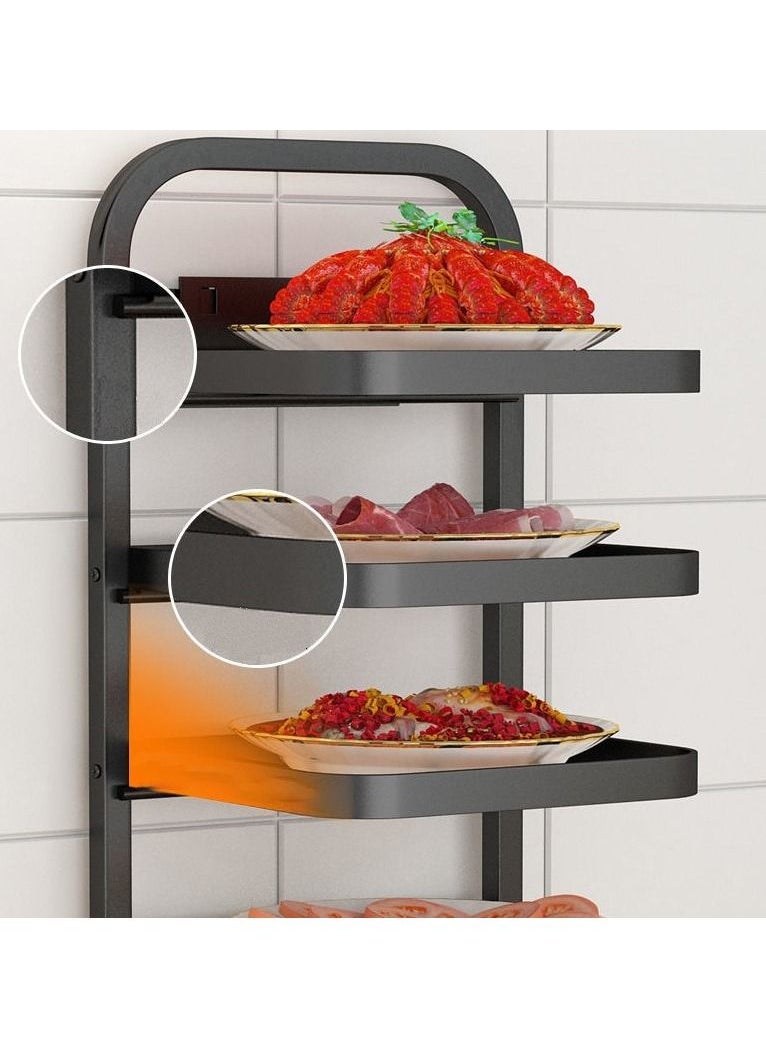 Dish Holder Stainless Steel 5 Shelves Black Color - pzsku/ZCE67E610E5DDE3AA3CE4Z/45/_/1676807307/5e024c97-9893-4e78-872d-e9f63a1e0b49