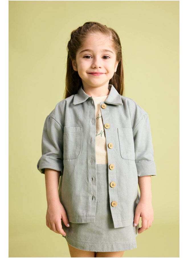 DeFacto - Babygirl Regular Fit Woven Long Sleeve Shirt - Image 1