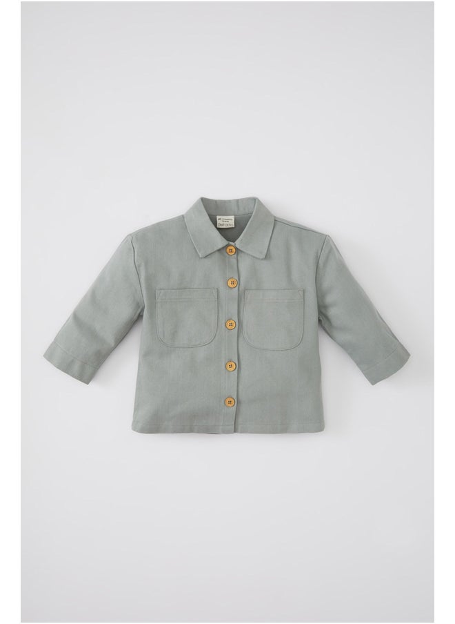 DeFacto - Babygirl Regular Fit Woven Long Sleeve Shirt - Image 1