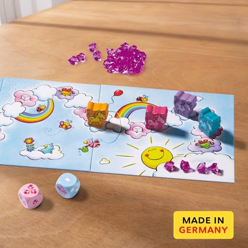 HABA Unicorn Glitterluck Cloud Crystals A Sparkling Dice Games Competition Childrens Games Unicorn Gifts for Ages 3 Made in Germany - Image 5