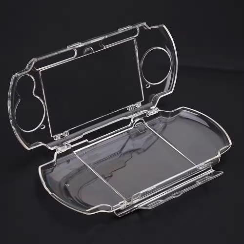 KlsyChry Transparent Hard Shell Case Cover Compatible with PSP 20003000 Replacement Protective PSP 2000 3000 Crystal Clear Housing Case - Image 3