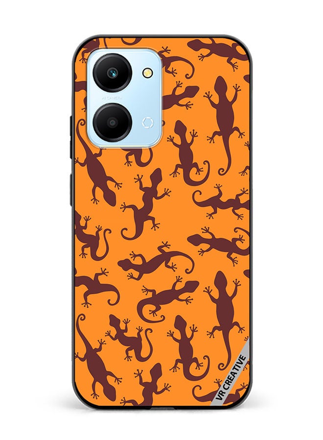 VR CREATIVE Protective Case Cover For Honor Play7T Gecko Animal Design Multicolour - Image 1