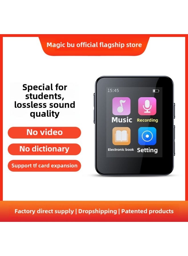 Lossless Music Player Small Walkman Student Version MP3 English Listening Reading Novel Portable HD Screen-Body Color:on Version-no Bluetooth-Memory Capacity:32GB - Image 1