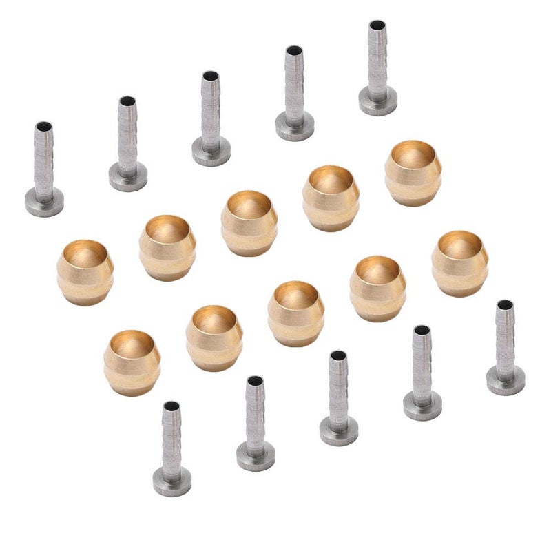 Dymoece Bicycle Brake Olive and Brass Connecting Insert Kit for Shimano BH90 Bike Hydraulic Disc Brake Hose - Image 4