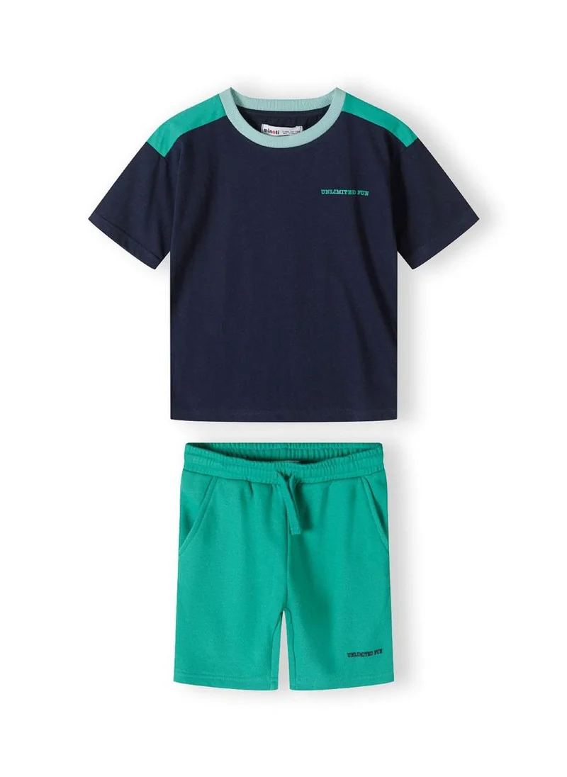 مينوتي KIds Short Sleeve T-Shirt and Shorts Set
