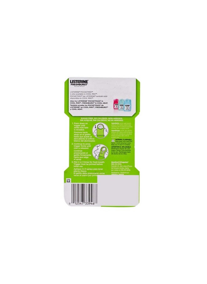 Listerine Pocketmist Oral Care Mist, Freshburst 7. 7 Ml  - Image 3