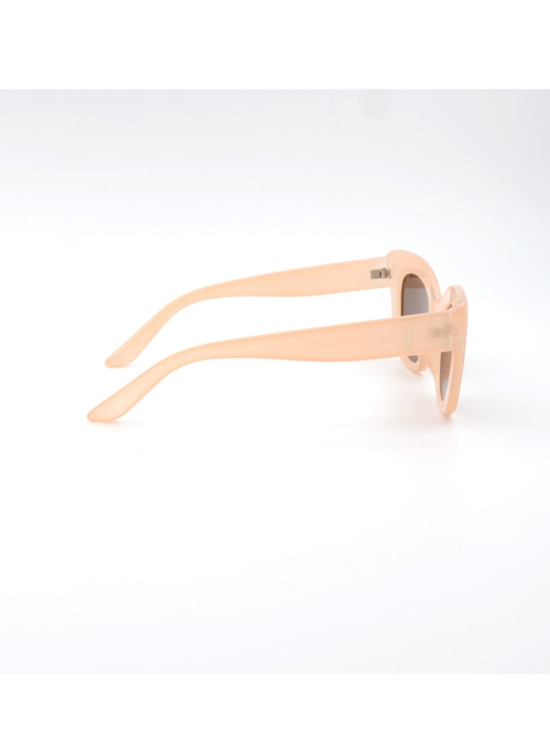 MADEYES نظارات شمسية للنساء بحماية من الأشعة فوق البنفسجية EE24P011-5 - بني حليبي - Image 4